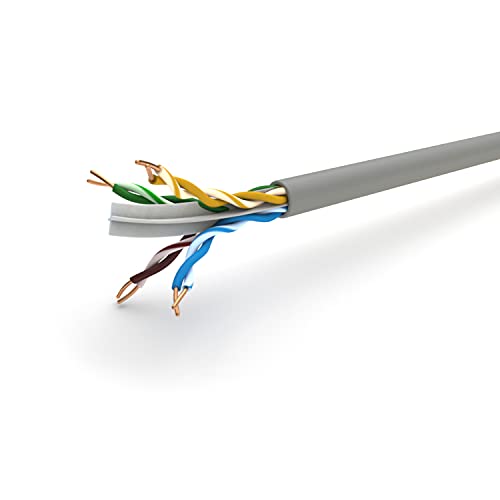bda connectivity Datenkabel - Ethernet Kabel - CAT 6 grau - 305m Trommel von bda connectivity