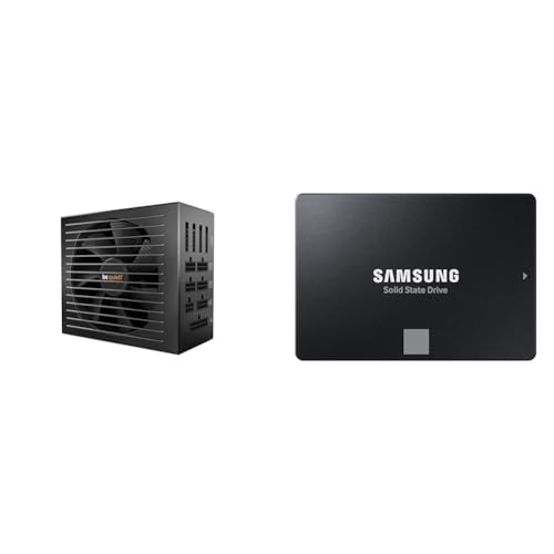 be quiet! Straight Power 11 PC Netzteil (750 & Samsung 870 EVO SATA III 2,5 Zoll SSD, 500 GB, 560 MB/s Lesen, 530 MB/s Schreiben, Interne SSD, Festplatte für schnelle Datenübertragung, MZ-77E500B/EU von be quiet!