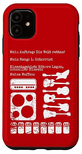 Hülle für iPhone 11 World Savior: Gitarrist von beangrphx