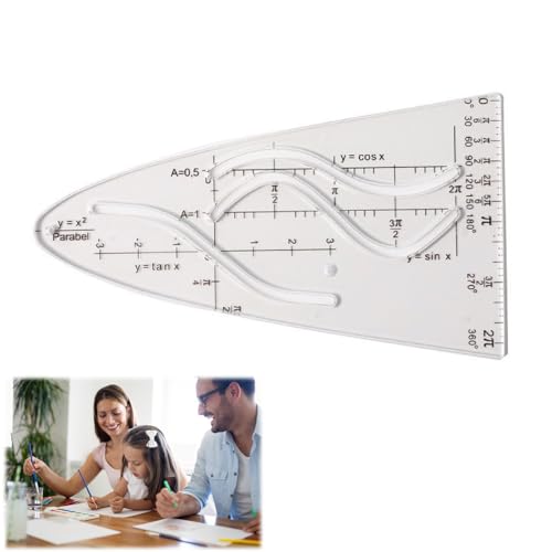 Parabelschablone, Normalparabel Schablone, Normalparabel, Parabel, Parabel Schablone, Parabel Lineal, Parabelschablone Mathe, Für Studenten Büro Designer Malerei von beejune