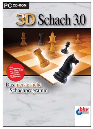 3D-Schach 3.0, 1 CD-ROM Das meisterliche Schachprogramm. Für Windows 95, 98, Me, 2000, NT 4.x, XP von bhv Distribution