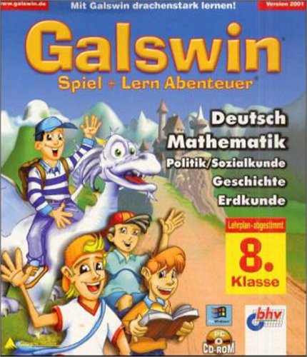 Galswin Spiel+ Lern Abenteuer. Deutsch Mathematik Sachunterricht 8. Klasse. CD- ROM für Windows 2000/98/95/3.1/NT/ME. Version 2001. von bhv Distribution