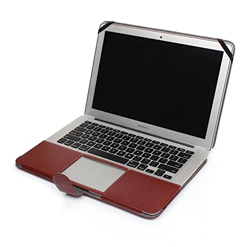 Tablet-Schutz Kompatibel mit MacBook Pro Retina 13 Zoll (Modelle: A1502 & A1425 Hülle, Premium Leder Schutzhülle Hülle Kompatibel mit MacBook Pro 13 Zoll Cover Skin Tablet-Zubehör(Brown) von bigcgreen