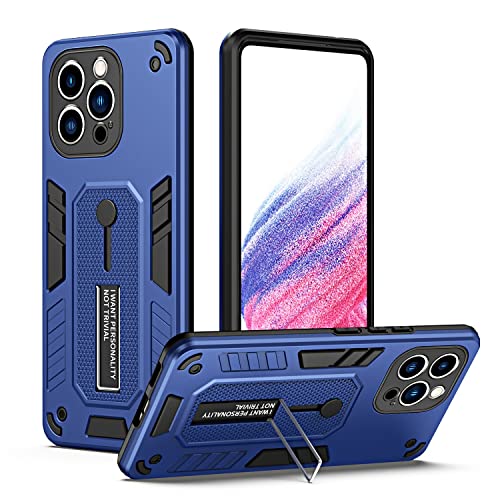 Telefonschutz Hülle Compatible with iPhone 14 Pro, Compatible with iPhone 14 Pro Hülle Robuste Stoßdämpfung Ganzkörper-Schutzhülle TPU-Gummi und harte PC-Telefonhülle mit einziehbarer Handschlaufe Tel von bigcgreen