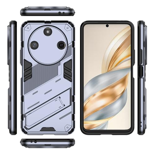 bigcgreen Telefonschutz Kompatibel Mit Huawei Honor X60 5G (Inlandsversion), Stoßfeste Schutzhülle Mit Ständer, Schutzhülle Aus PC Und TPU Telefonzubehör(Gray) von bigcgreen