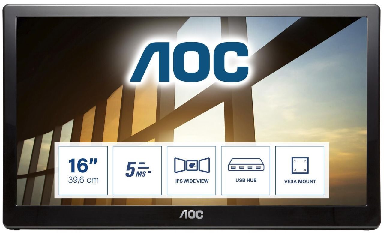 AOC I1659FWUX portabler Monitor 39,6 cm (15,6 Zoll)