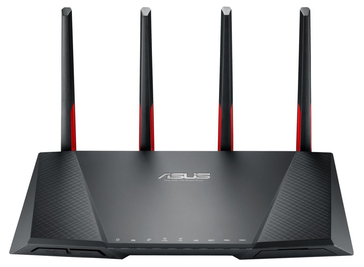 ASUS DSL-AC68VG AC2300 Dualband Gigabit WLAN Router mit ADSL/VDSL Modem