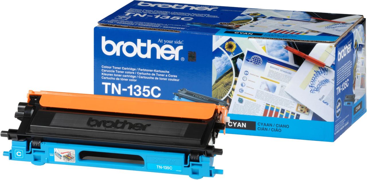 Brother Original TN135C Toner cyan 4.000 Seiten (TN-135C)