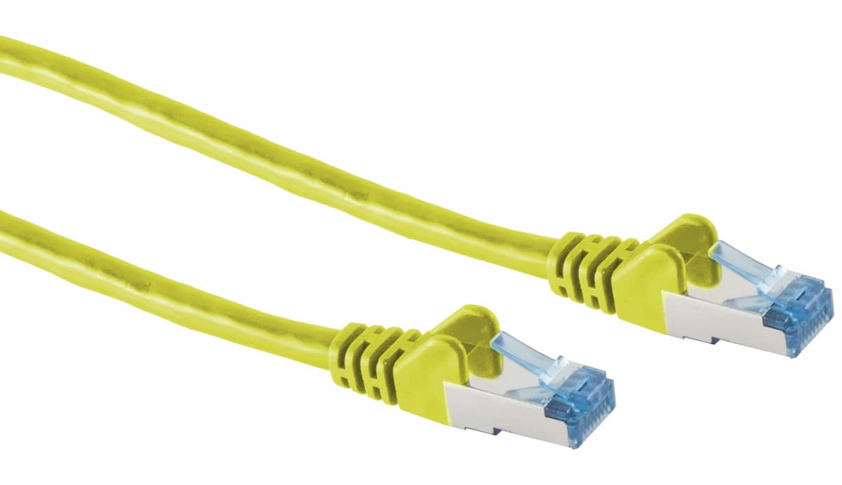 S-IMPULS CAT.6A Patchkabel, 0,25 m, gelb von S-IMPULS