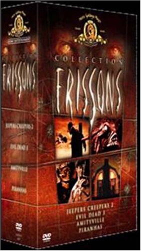 Coffret Frissons 4 DVD : Jeepers Creepers 2 / Evil dead 3 / Amityville / Piranhas