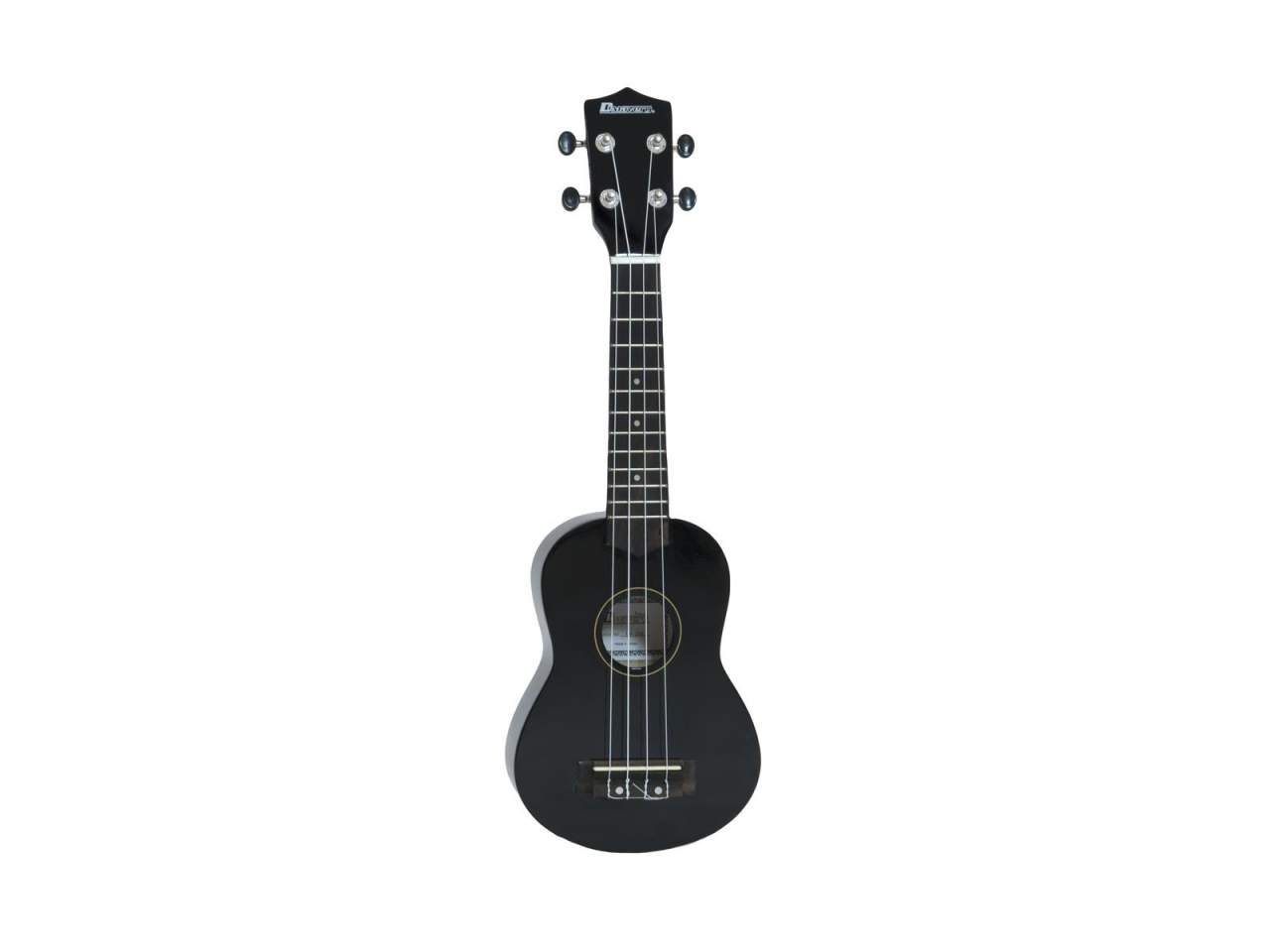 DIMAVERY UK-200 Ukulele, Sopran, schwarz