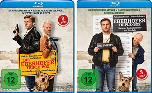 Eberhofer - Triple Box 1 + 2 (6 Filme Dampfnudelblues, Winterkartoffelknödel, Schweinskopf al dente, Grießnockerlaffäre, Sauerkrautkoma, Leberkäsjunkie) im Set - Deutsche Originalware [6 Blu-rays]