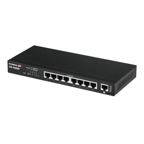 Edimax 8-Port 2.5 Gigabit Web Smart Switch mit 1 10G/Multi-Gigabit Port (TGS-3109XT)