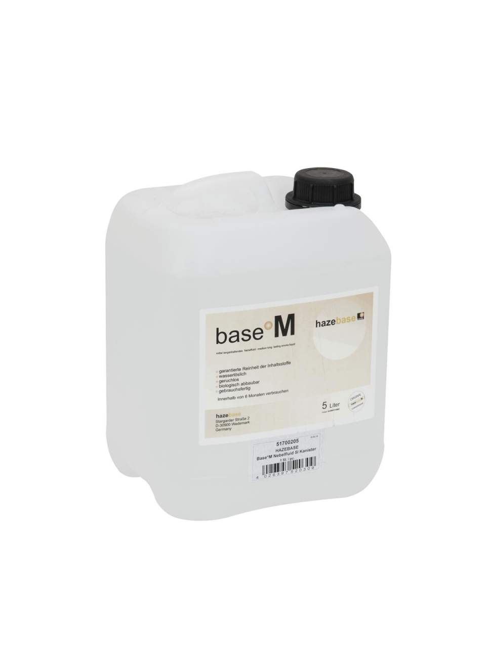 HAZEBASE Base*M Nebelfluid 5l Kanister