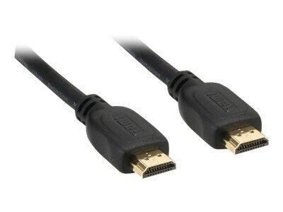 InLine HDMI Kabel 1.0 m, vergoldete Kontakte, schwarz