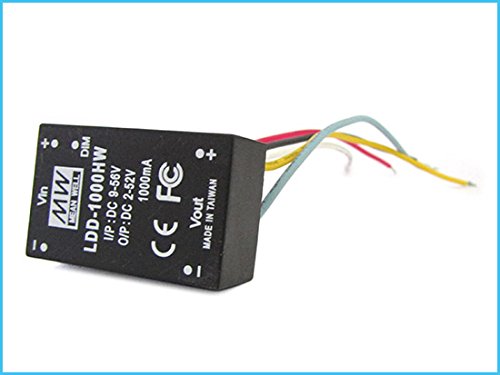 Led Driver DC/DC Meanwell LDD-1000HW 1000mA da DC9-56V a DC2-52V Con PWM Dimmer Convertitore Da…, von MeanWell