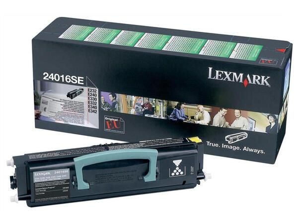Lexmark Original Toner schwarz 2.500 Seiten (24016SE) für E232/t, E240/n, E330, E332n/tn, E342tn/n