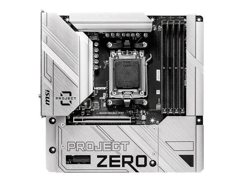 MSI B650M PROJECT ZERO Mainboard Sockel (PC) AMD AM5 Formfaktor (Details) Micro-ATX Mainboard-Chipsa von MSI