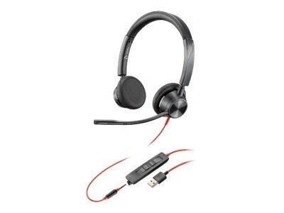 Poly Blackwire 3300 Series 3325 Stereo Headset On-Ear
