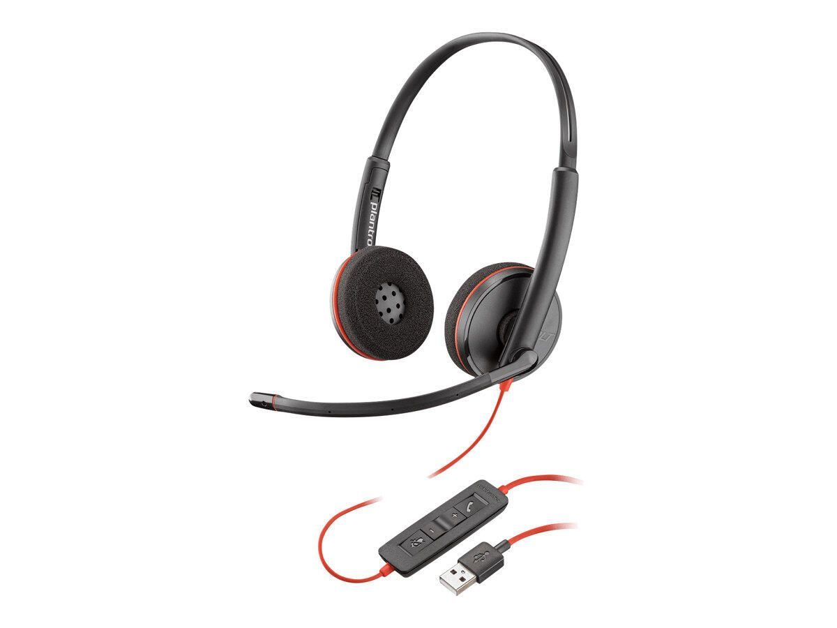 Poly Blackwire C3220 Stereo Headset On-Ear