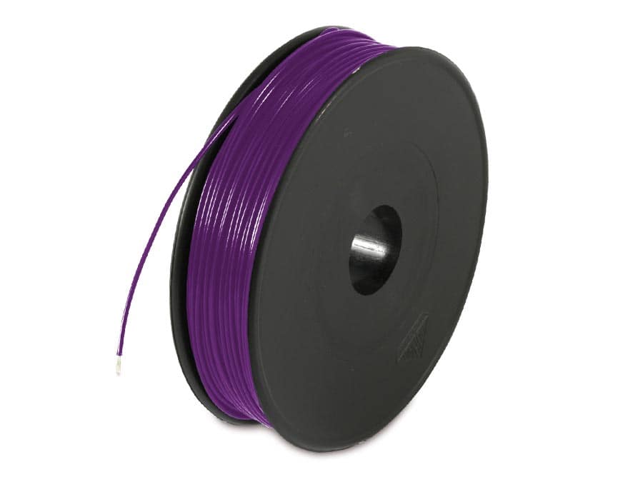 RAUTRONIC Schaltdraht YV, 0,8 mm, violett von Rautronic