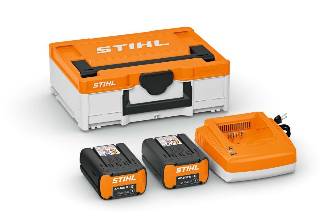 Stihl Power Box PREMIUM Inkl. 2x AP 300 S&AL 501 Schnelladegerät von Stihl