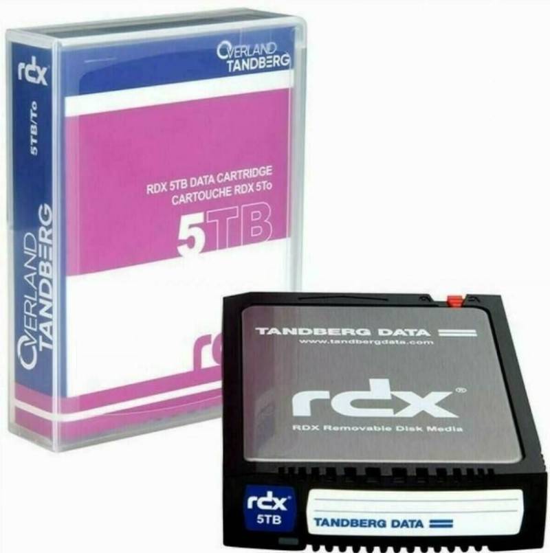 Tandberg RDX QuikStor - RDX HDD Kartusche x 1 - 5 TB - Speichermedium (8862-RDX)