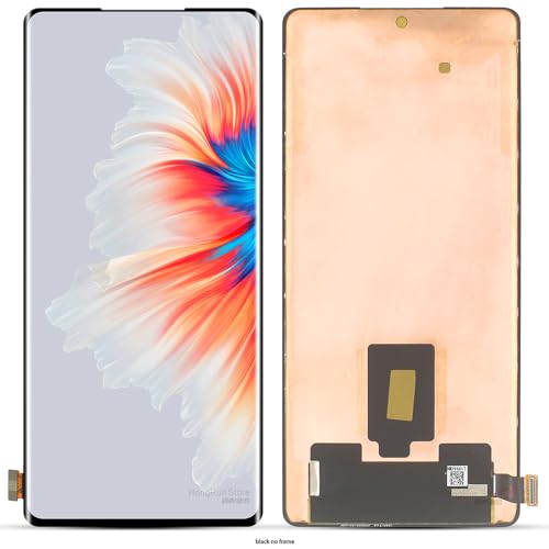 Super AMOLED Display für Xiaomi Mi Mix 4 Mix4 2106118C LCD Display Touchscreen mit Rahmen Digitizer Montage Reparaturteile (Schwarz Kein Rahmen) von bingyening