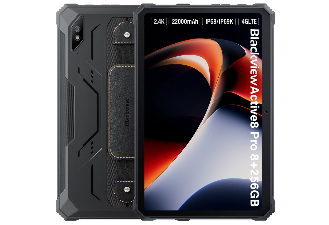 blackview Active8Pro Tablet (10.36", 256 GB, 4G LTE, FHD+ Display, 22000mAh Akku, 48MP Kamera, IP68/IP69K) von blackview