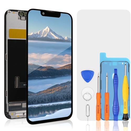 bokman für iPhone 13 Mini Display Ersatzbildschirm Schwarz LCD-Glas-Touchscreen, Passendes Profi-Werkzeugset enthalten(5,4 Zoll) von bokman