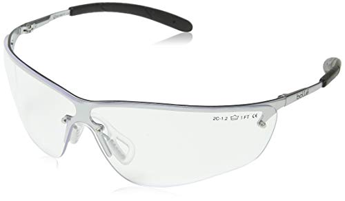 Bollé Safety SILPSI, Schutzbrille mit Klaren Gläsern, Größe Einheits, Schwarz Serie SILIUM von bollé