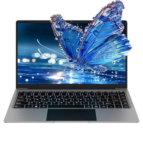 bvate Win 11 Laptop 14 Zoll 8GB RAM 256GB SSD Unterstützung 1TB SSD Erweiterung Traditioneller 2.4G+5G WiFi Bluetooth 4.2 USB HDMI 1920x1081 FHD PC mit Drahtloser Maus-Grau-1 von bvate