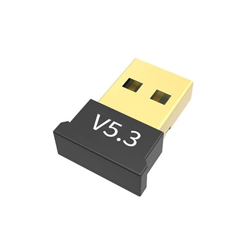 Bluetooth USB 5.3 Adapter, Bluetooth Stick für PC Laptop EDR Dongle USB Bluetooth Kompatibel mit Windows 11/10/8.1/7/linux (5.3) von calonny