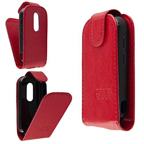 caseroxx Flip Cover für Unihertz Jelly 2, Tasche (Flip Cover in rot) von caseroxx