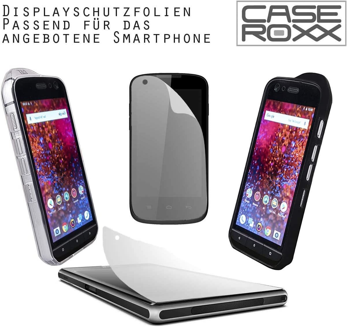 caseroxx Handyhülle caseroxx TPU-Hülle für Gigaset GX4 / GX4 Pro in rot, dünn und flexibel von caseroxx