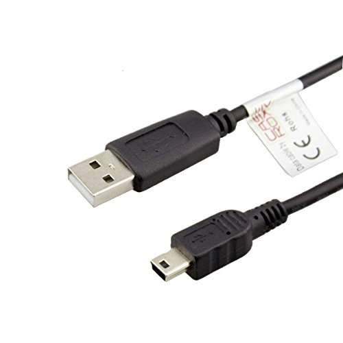 caseroxx USB-Kabel, Datenkabel für Simvalley SX-330, USB-Kabel als Ladekabel oder zur Datenübertragung in schwarz von caseroxx