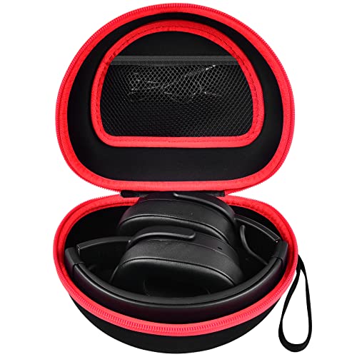 Kopfhörer-Hülle für Skullcandy Crusher/Hesh/Evo kabellose Over-Ear-Bluetooth-Kopfhörer, für Beats Studio Pro/3/Solo 4/3/2 Kopfhörer und mehr Noise Cancelling faltbares Headset - Nur Hard Box (Rot) von casmilee