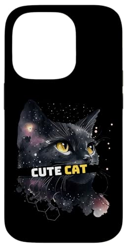 Hülle für iPhone 14 Pro Süße Katze Schwarze Katze von cat tomcat kitten cute pet small house cat animal