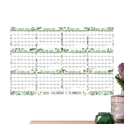 12 Month Wall Planner, Overhead Calendar for Home, Hanging Planner for Year, Room Calendar for the Year, Picture Wall Calendar, Wall Organizer for Events, Hanging Year Schedule, Monthly Wall Organizer von ccuzs