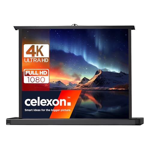 celexon Mini Professional Tisch-Leinwand 40" | 81x61 cm 4:3 | kleine, Mobile 4K-Leinwand für unterwegs, schnell aufgebaut mit Teleskopstange | ideal mit Pico- BZW. Pocket-Projektoren & Mini-Beamern celexon Mini Professional Tisch-Leinwand 40" | 81x61 cm 4:3 | kleine, Mobile 4K-Leinwand für unterwegs, schnell aufgebaut mit Teleskopstange | ideal mit Pico- BZW. Pocket-Projektoren & Mini-Beamern von celexon