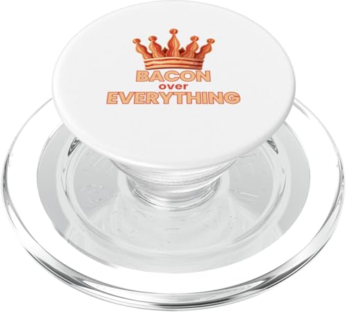 Bacon Over Everything Fun PopSockets PopGrip für MagSafe von charlize_merch_style