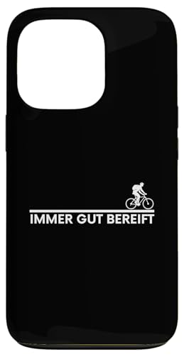 Hülle für iPhone 13 Pro Immer gut bereift Lustiges Fahrrad von charlize_merch_style