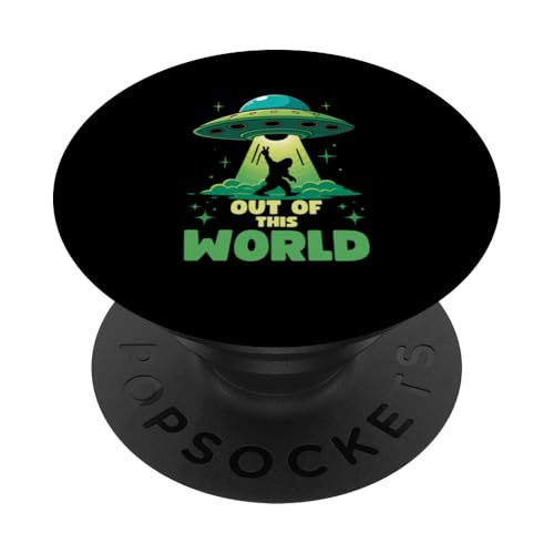 Out of this World Bigfoot Ufo PopSockets Klebender PopGrip von charlize_merch_style