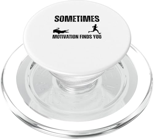 Sometimes Motivation Finds You Crocodile Fun PopSockets PopGrip für MagSafe von charlize_merch_style