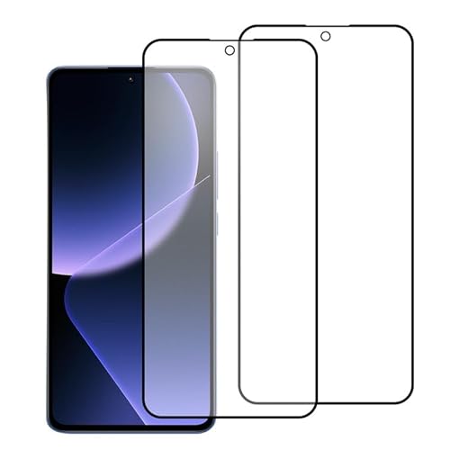 chejuza displayschutz folie für Xiaomi 13T/13T pro[2 Stück], 9H Härte, Vollständige Abdeckung Schutzglas,Panzerglas, Anti-Kratzen von chejuza