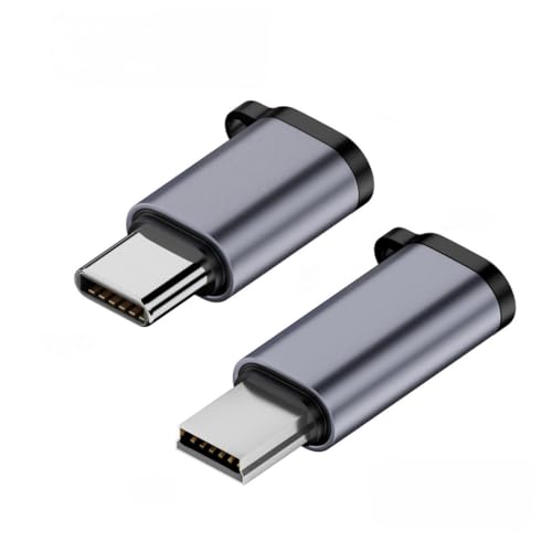 chenyang 2 Pack USB 2.0 USB C/Mini USB Stecker auf Micro USB Buchse 480Mbit/s Datenübertragung 12W 5V 2,4A Ladekonverteradapter von chenyang