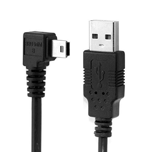 chenyang Mini USB-Kabel, USB 2.0 Stecker auf Mini USB 5 poliger Stecker 90 Grad rechtwinklig Lade/Datenübertragungs Verlängerungskabel 5.0M für Dashcam/GPS/Mikrofon von chenyang