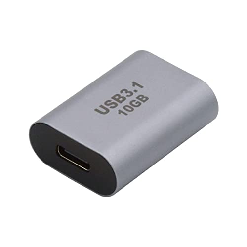 chenyang USB 3.1 Gen 2 Adapter, USB-Buchse auf USB-C-Buchse, 10 Gbit/s Datenübertragung, 5 V, 3 A, Schnelllade-Konverteradapter aus Aluminiumlegierung für Kopfhörer/Festplatte/Telefon von chenyang