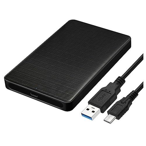 chenyang USB C auf 2.5" SATA SSD HDD Externe Festplatte Gehäuse für Laptop PC Schwarz von chenyang