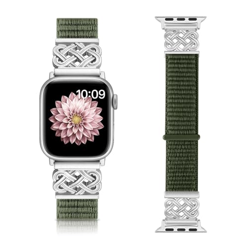 chinbersky Nylon Armbänder kompatibel mit Apple Watch Armband 38mm 40mm 41mm 42mm 44mm 45mm 46mm 49mm für Damen Herren,Ersatz Stoff Interlock Schnalle für iWatch Serie 10 9 Ultra 8 7 6 5 4 3 2 1 SE chinbersky Nylon Armbänder kompatibel mit Apple Watch Armband 38mm 40mm 41mm 42mm 44mm 45mm 46mm 49mm für Damen Herren,Ersatz Stoff Interlock Schnalle für iWatch Serie 10 9 Ultra 8 7 6 5 4 3 2 1 SE von chinbersky